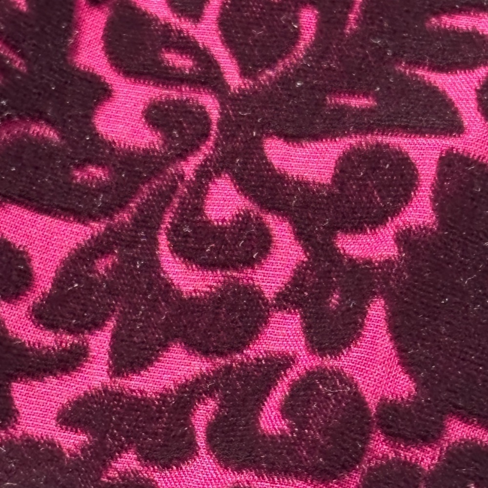 Design Lab Sz M Pink and Black Velvet Dress - Picture 5 of 9